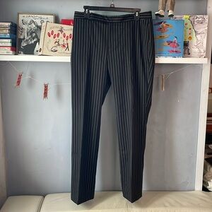 Lauren Ralph Lauren Cameron Pin Striped in Black pants 10